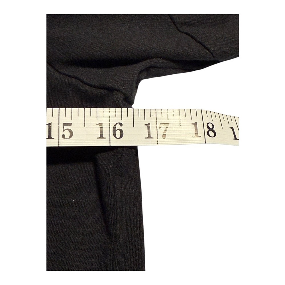 NEW Madewell Puff Sleeve Top Knit Tee Short Sleeve Jet Black Size XS - Picture 5 of 8